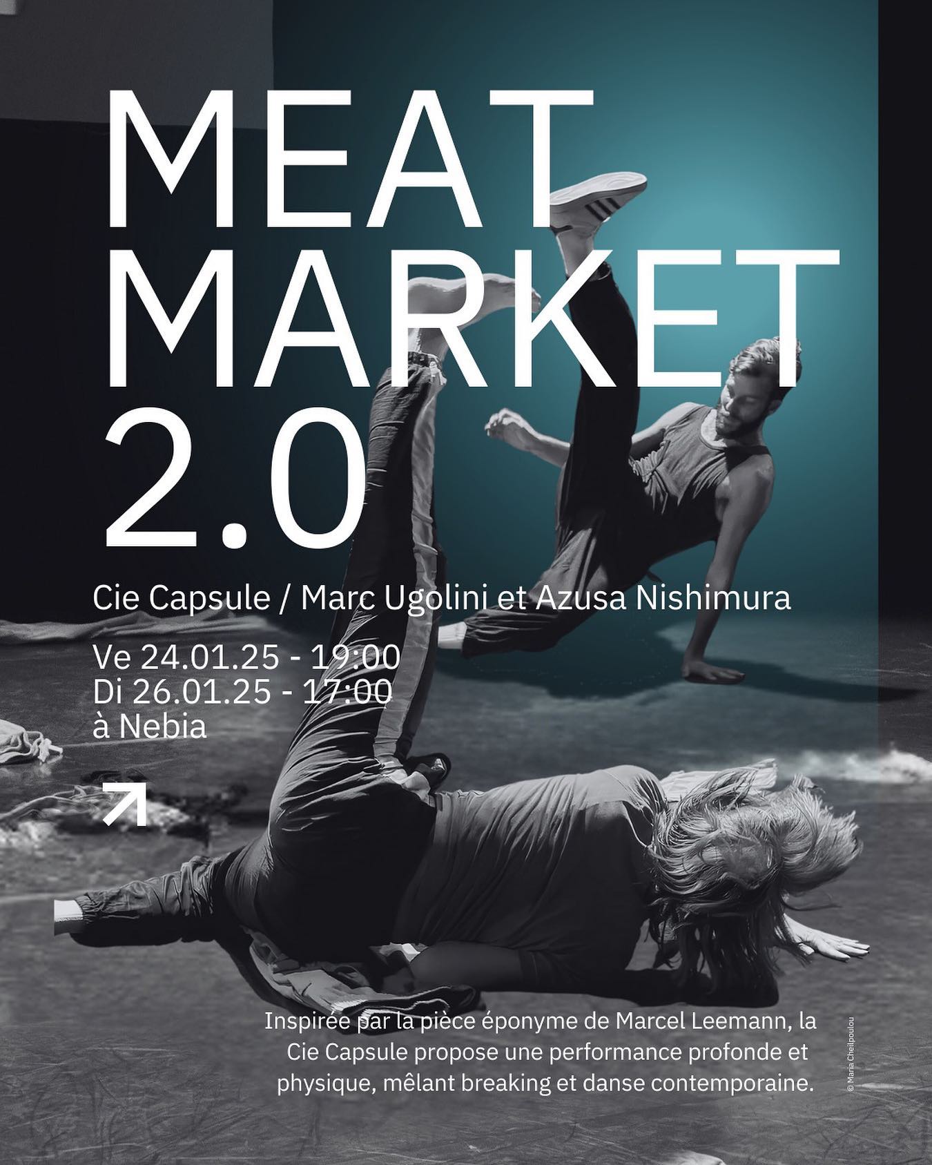 On the 24 and 26 in @nebiatheatre !!
Link for tickets is in bio!

Choreographers @azusa.ch @slimspin 

Dancers @rowse_p @illsam_art @moana__r @gnaehs_ @trixli90 

Co-produced by @forum.culture @viadanse 

Supported by Stadt Biel, Kultur Kanton Bern Swisslos, Pro Helvetia, Reso, Migros Kulturprozent, GVB Kulturstiftung, Stanley Thomas Johnson Stiftung, Ernst Göhner Stiftung, Nebia, X-Project, Capsule Academy, Burgergemeinde Bern.